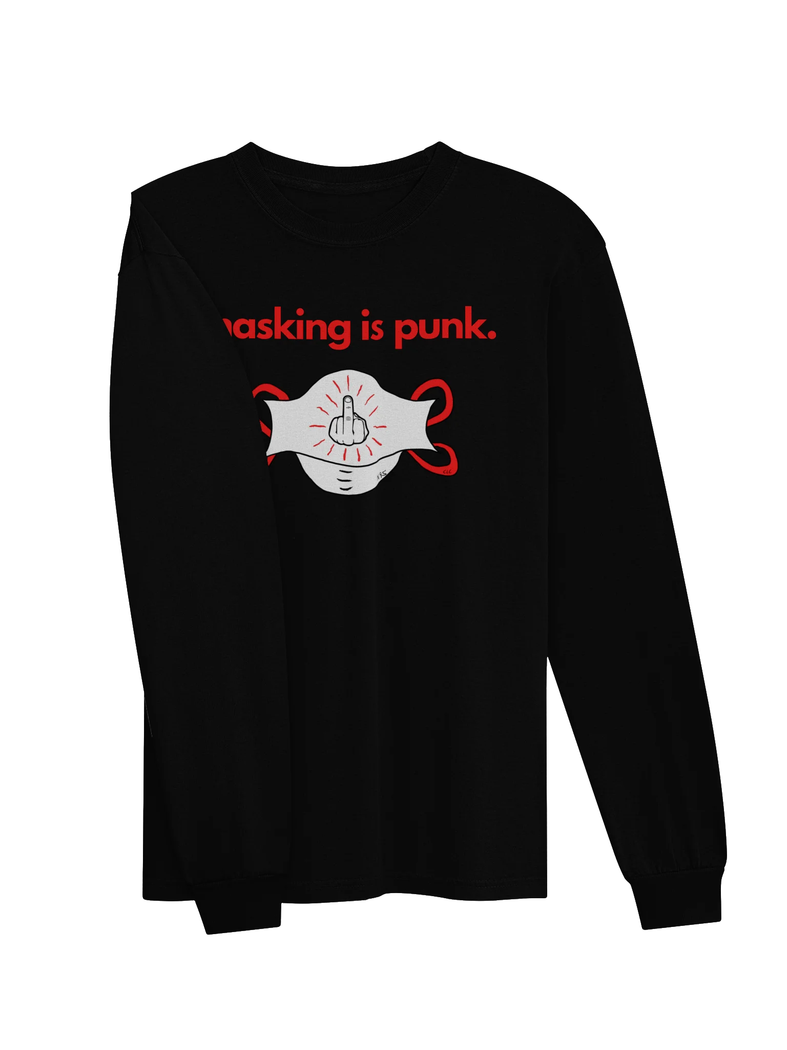 Masking Is Punk long sleeve tee product image (15)
