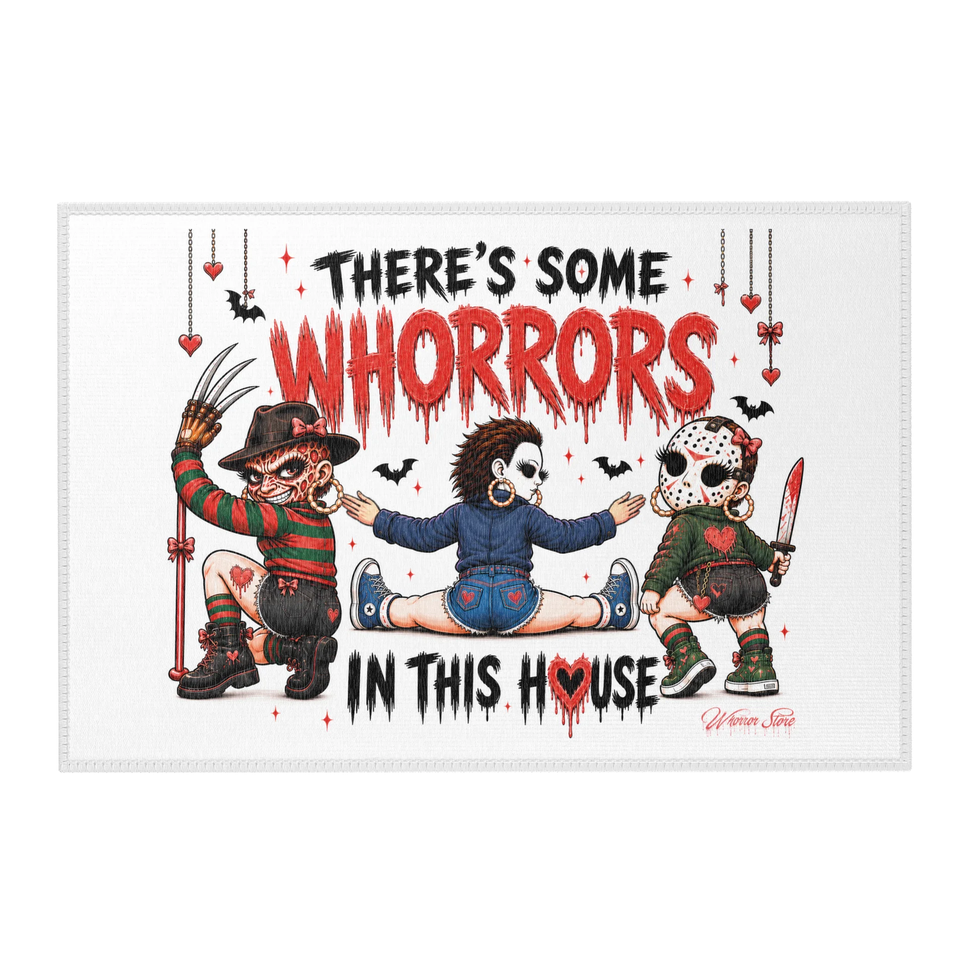 There's Some Whorrors In This House Door Mat product image (1)
