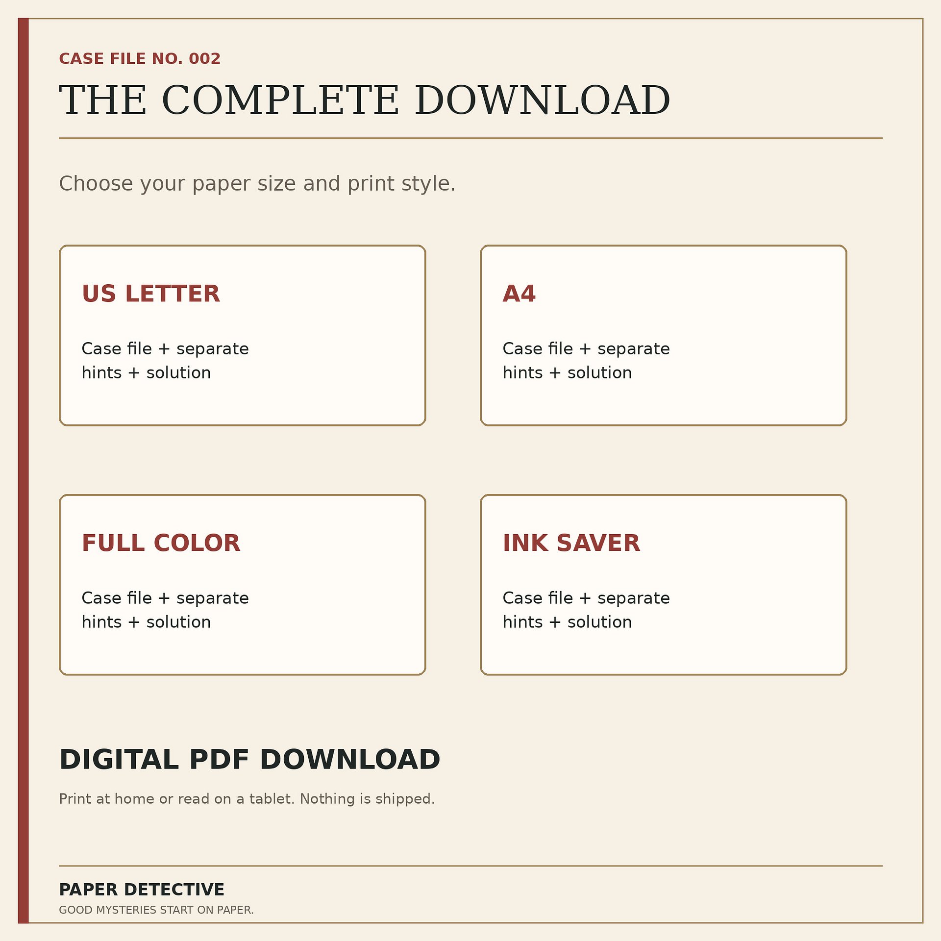 The Letters Page: Case File 002 product image (7)