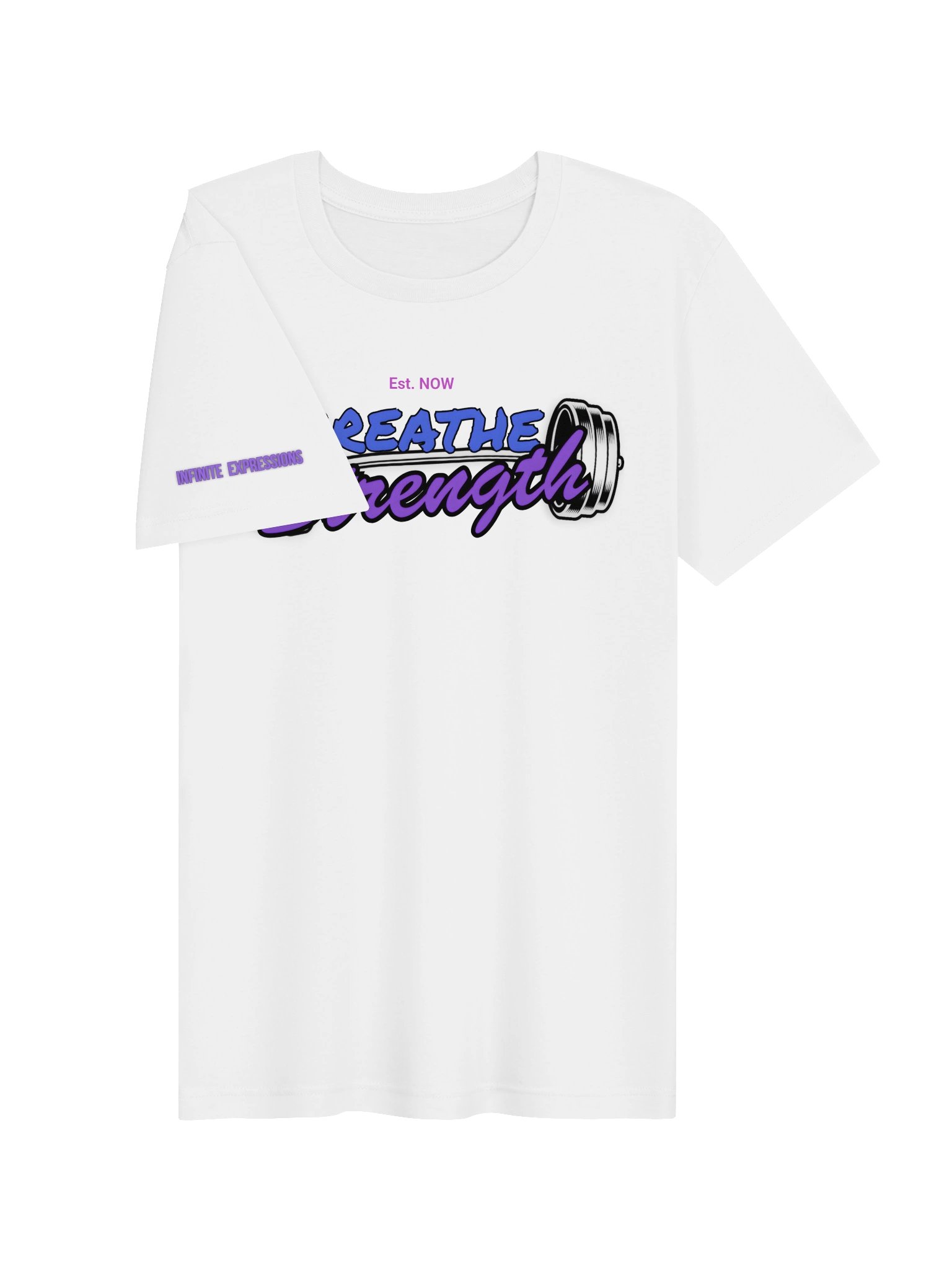 Breathe Strength Fitness Graphic Tee product image (93)