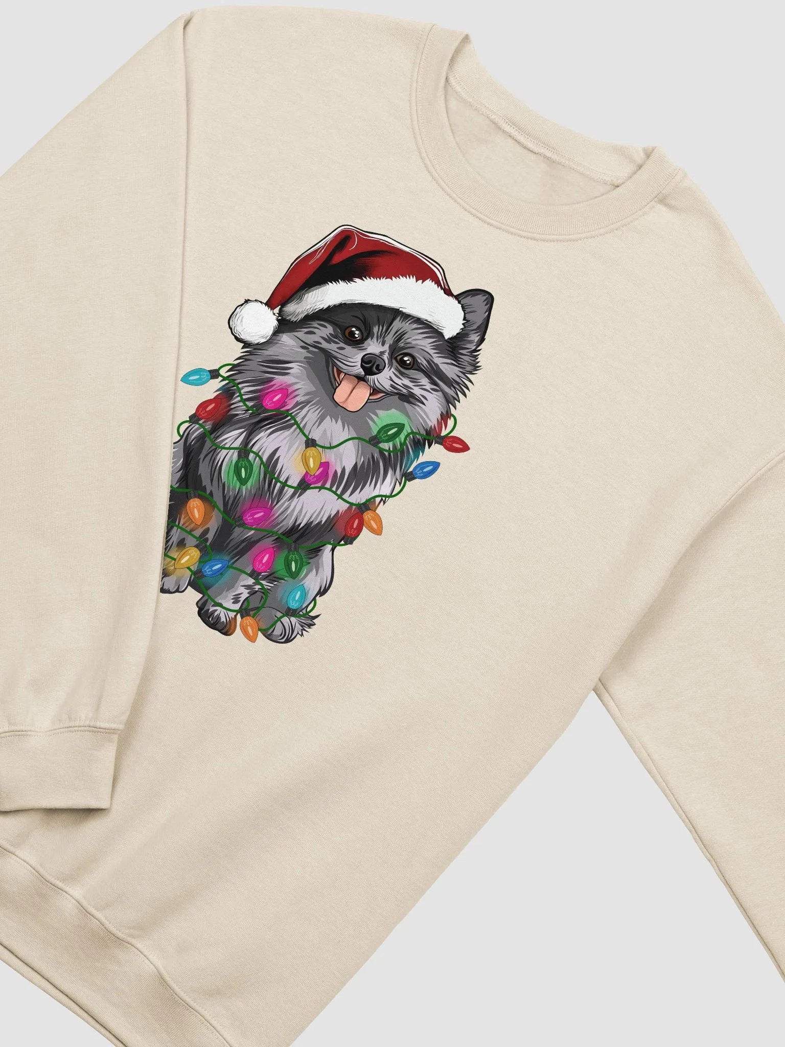 Funny Pomeranian(Blue Merle) Christmas Sweatshirt product image (23)