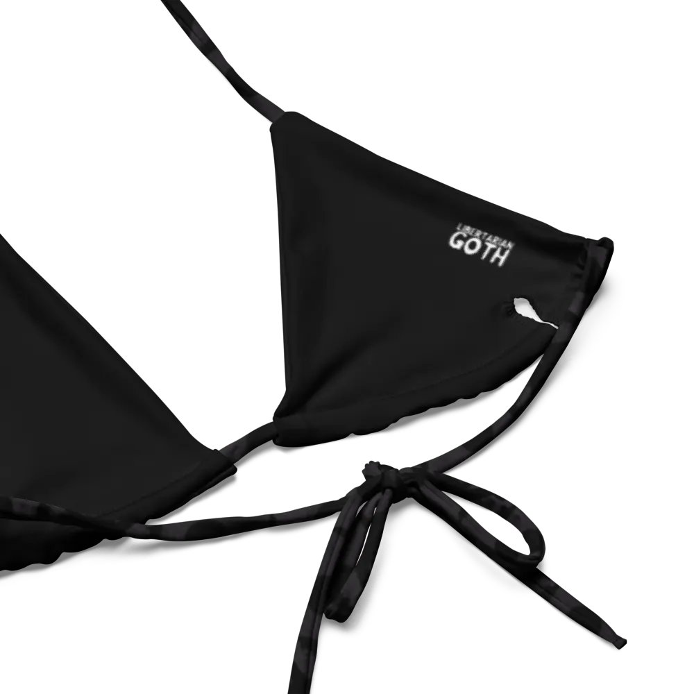 Gothic 2A String Bikini - Black product image (5)