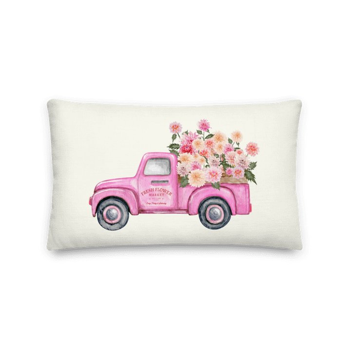 FRESH FLOWER DAHLIA TRUCK OFF WHITE product image (1)
