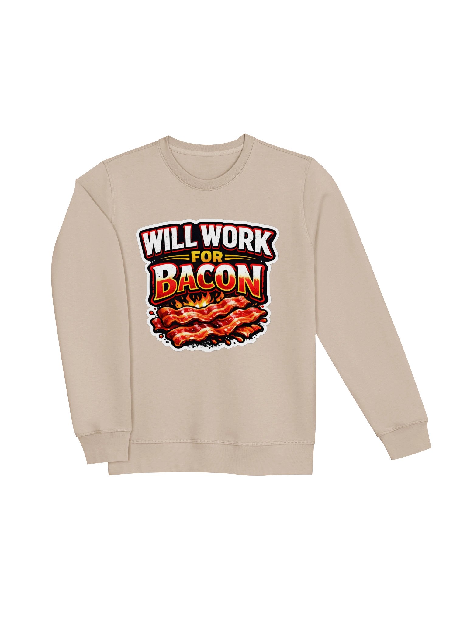 Will Work for Bacon Sweatshirt product image (9)