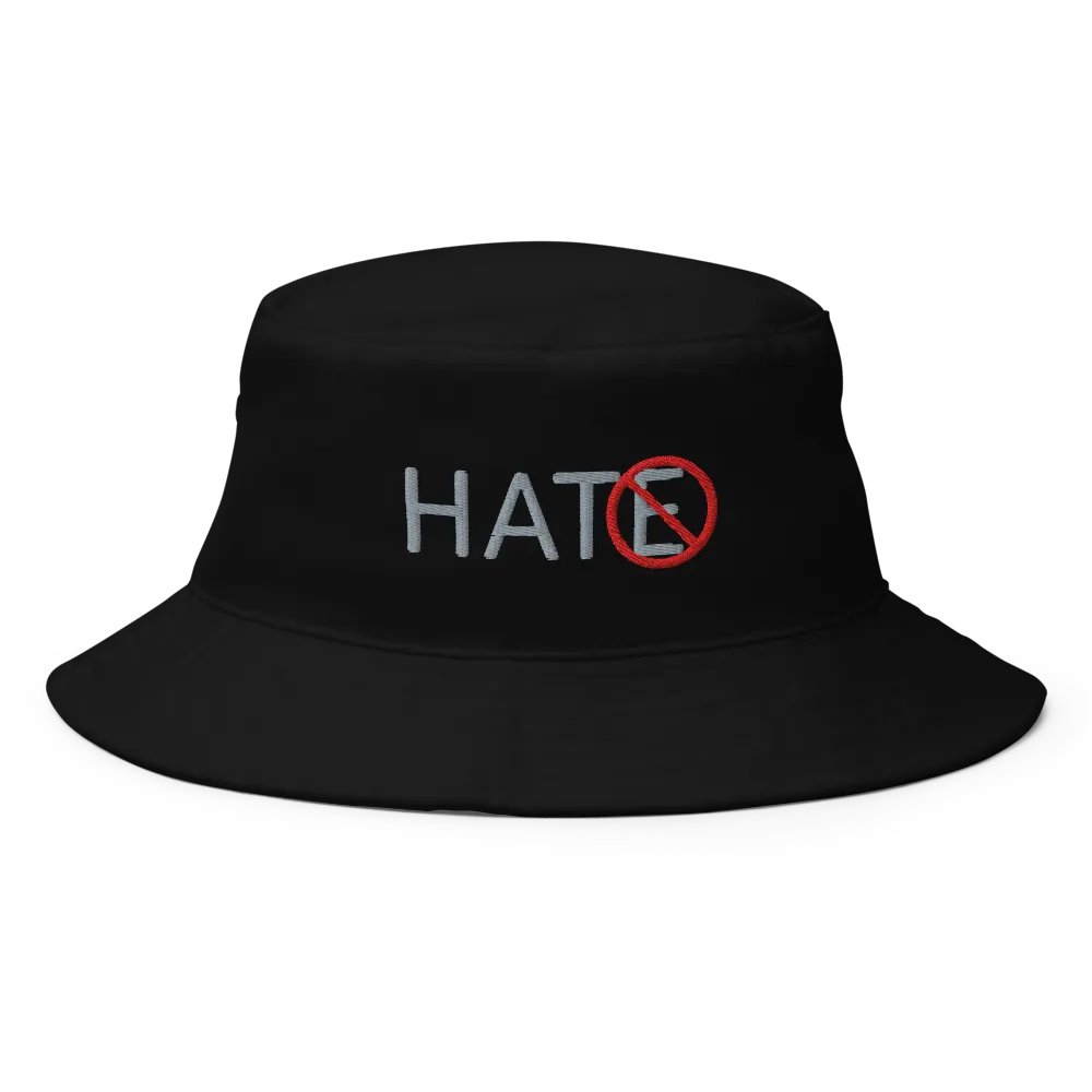 No Hate Cotton Bucket Hat product image (1)