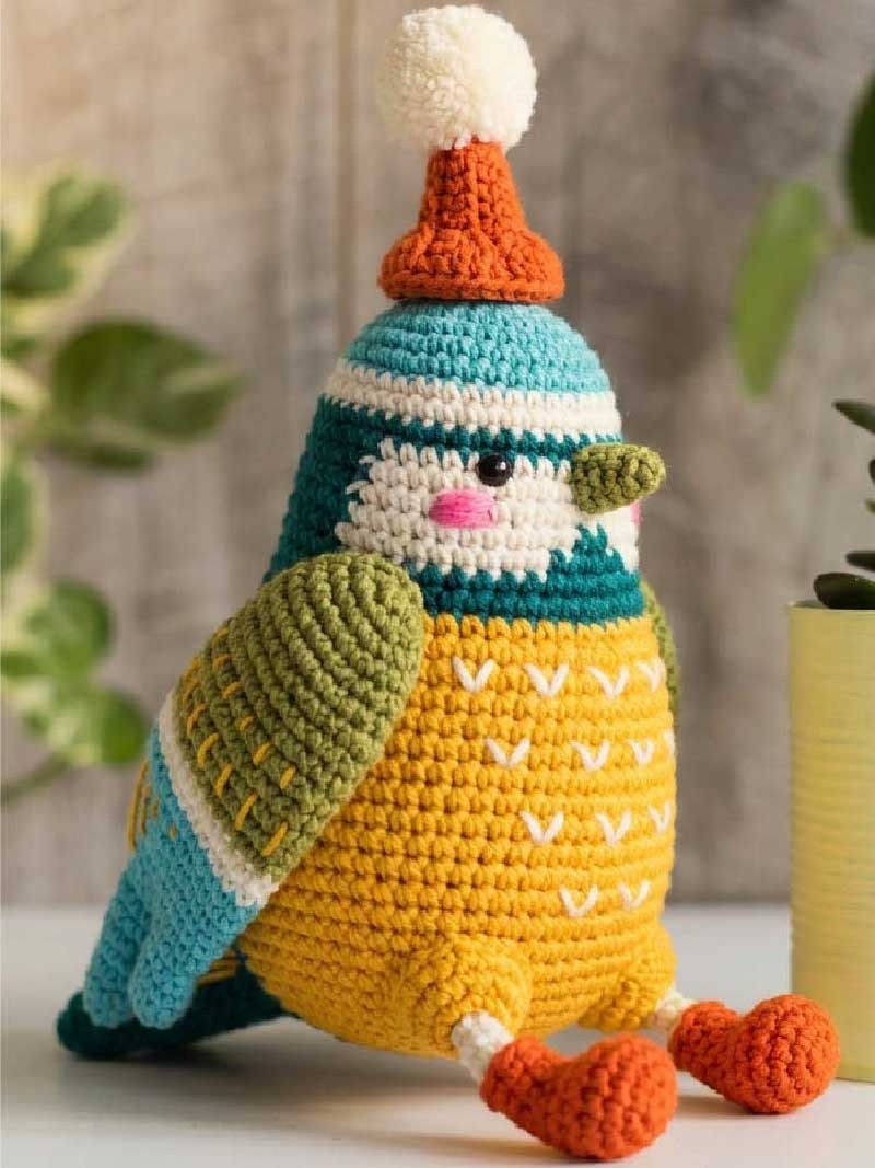 4 in 1 Amigurumi Crochet Pattern Birds PDF, Cute Bird Amigurumi Pattern, Easy Crochet Bird Tutorial product image (1)