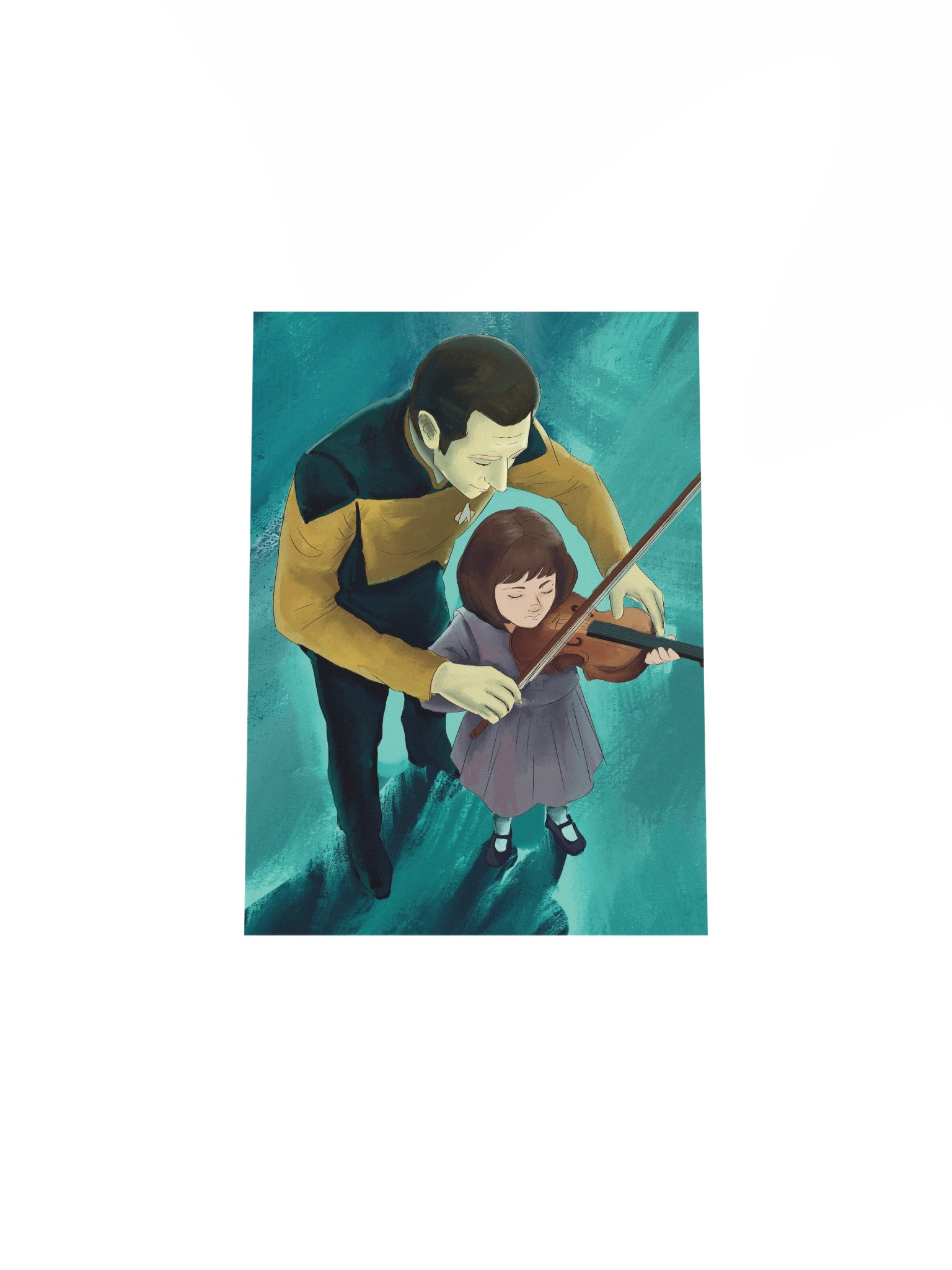 First Violin Lesson Print product image (4)