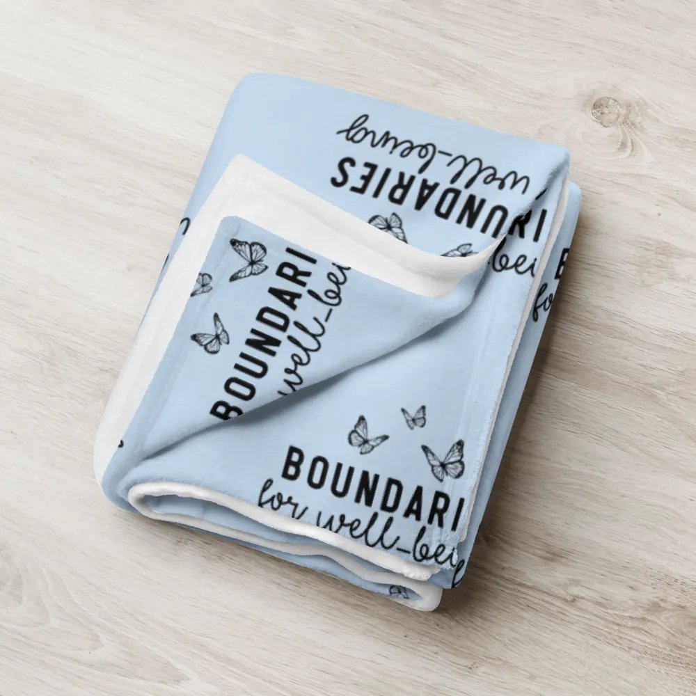 Boundaries For Well-Being Blanket product image (7)
