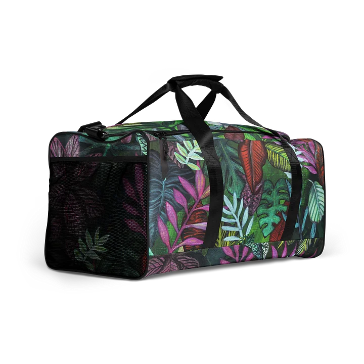 Tropical Leaf All-Over Print Duffle Bag product image (2)