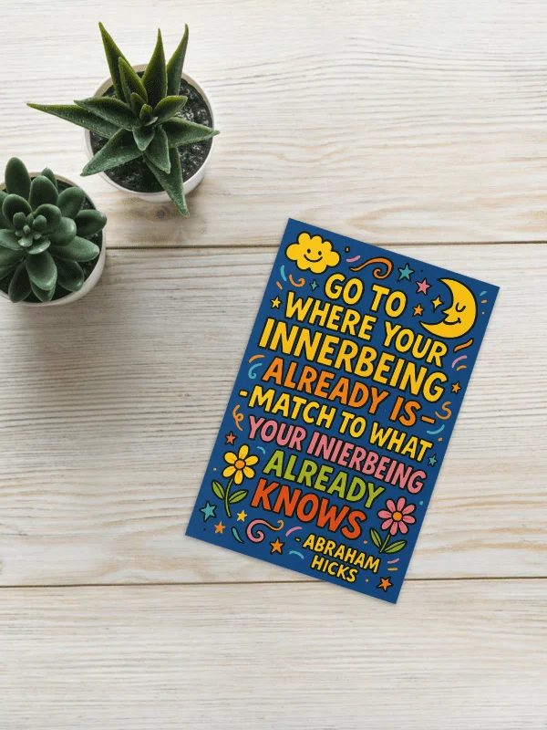 Where Your Inner Being Is - Card product image (1)