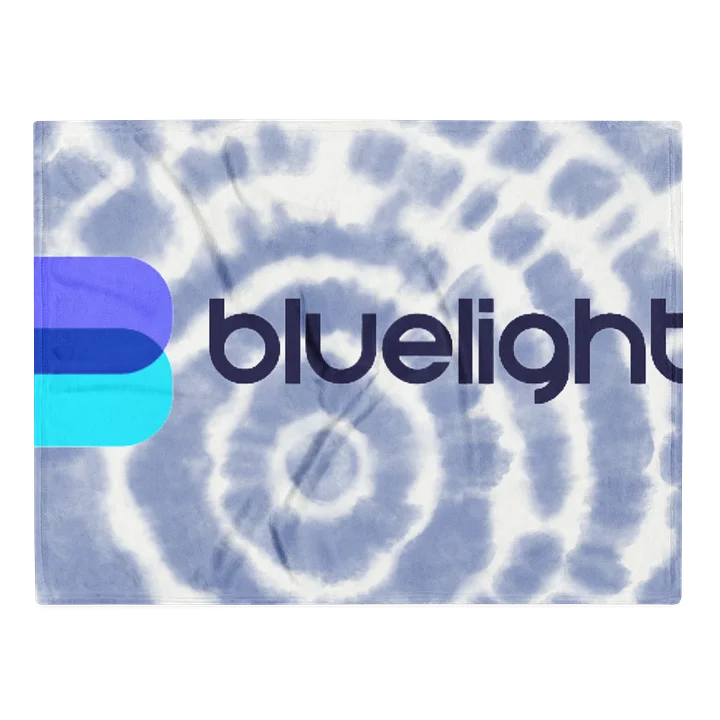 Bluelight Logo Swirl Throw Blanket product image (2)