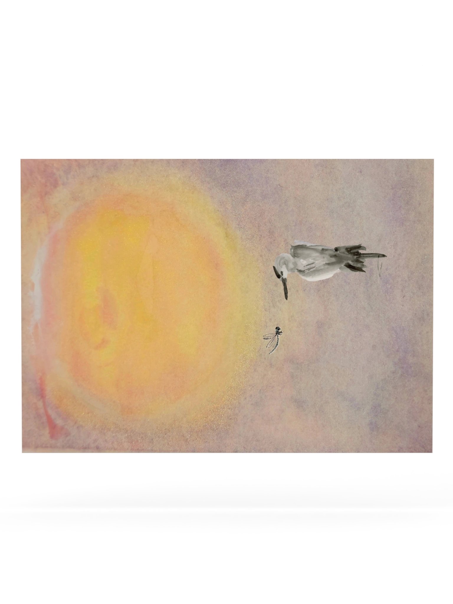 Sun, Bird And Dragonfly Print product image (36)