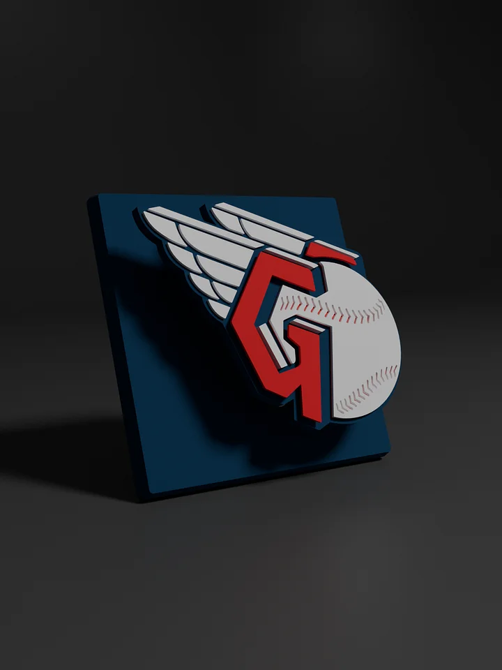 Cleveland Guardians 3D Printed Floating Logo Sign (Digital File Only) product image (1)