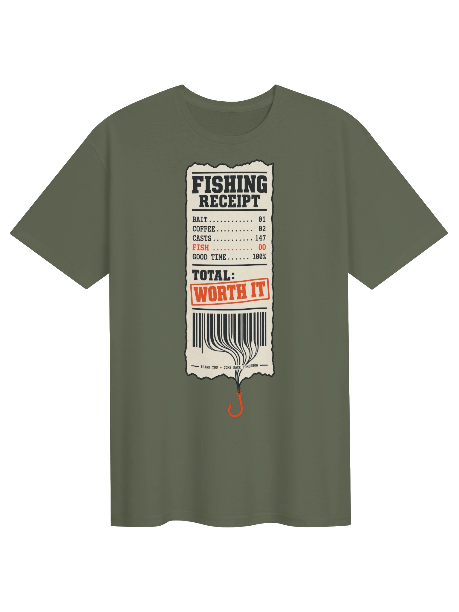 Fishing Receipt T-shirt product image (21)