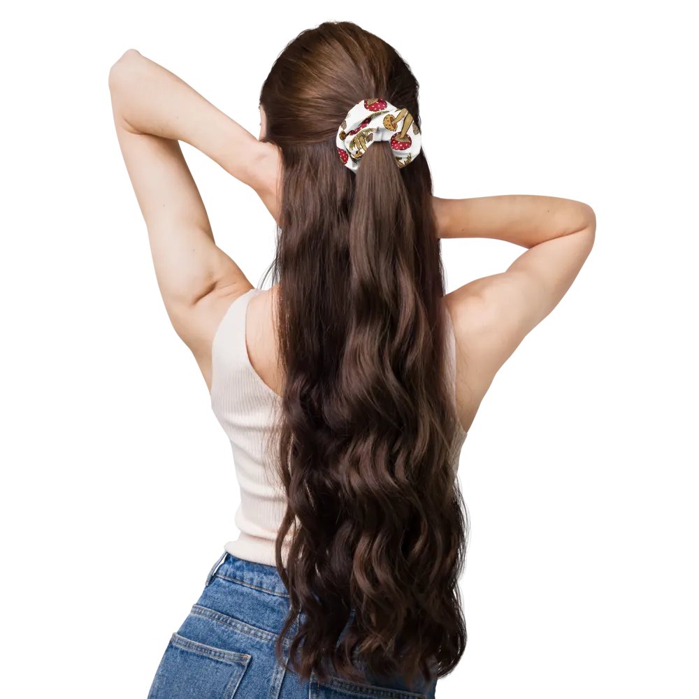 Mushroom All-Over Print Scrunchie with Bow product image (11)