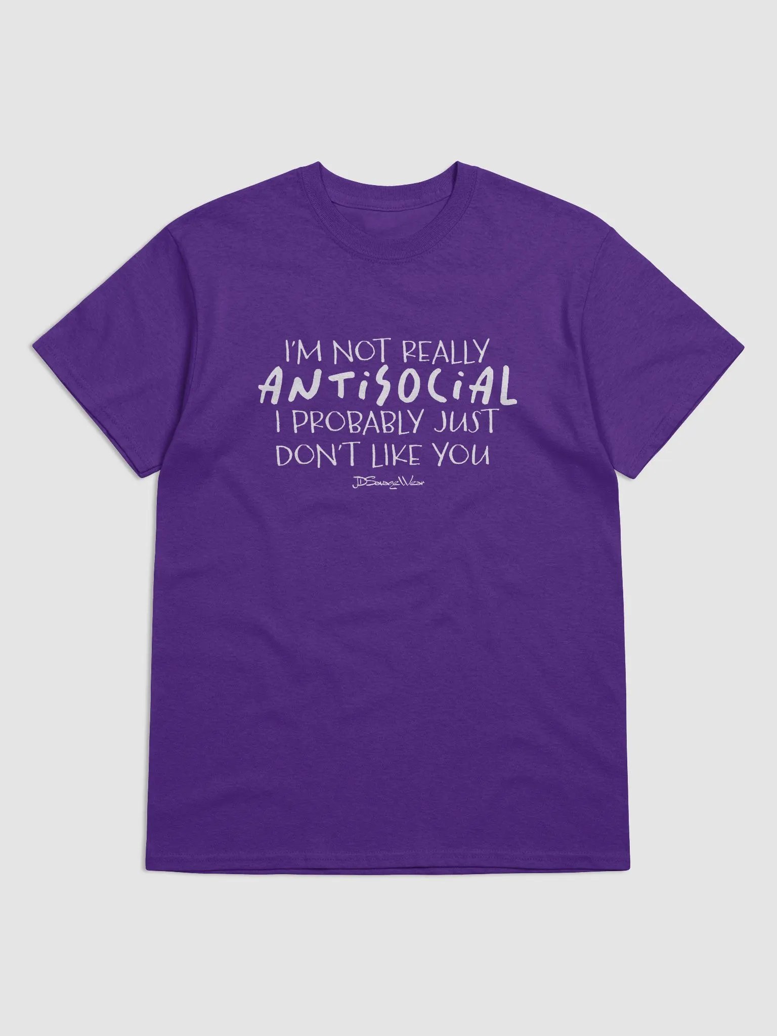 Savage Not Really Antisocial Gildan Heavyweight T-Shirt product image (4)