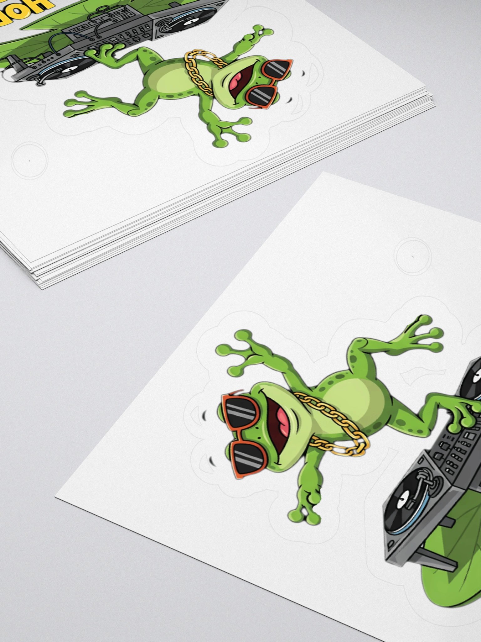 Funky Frog DJ Vinyl Stickers product image (7)