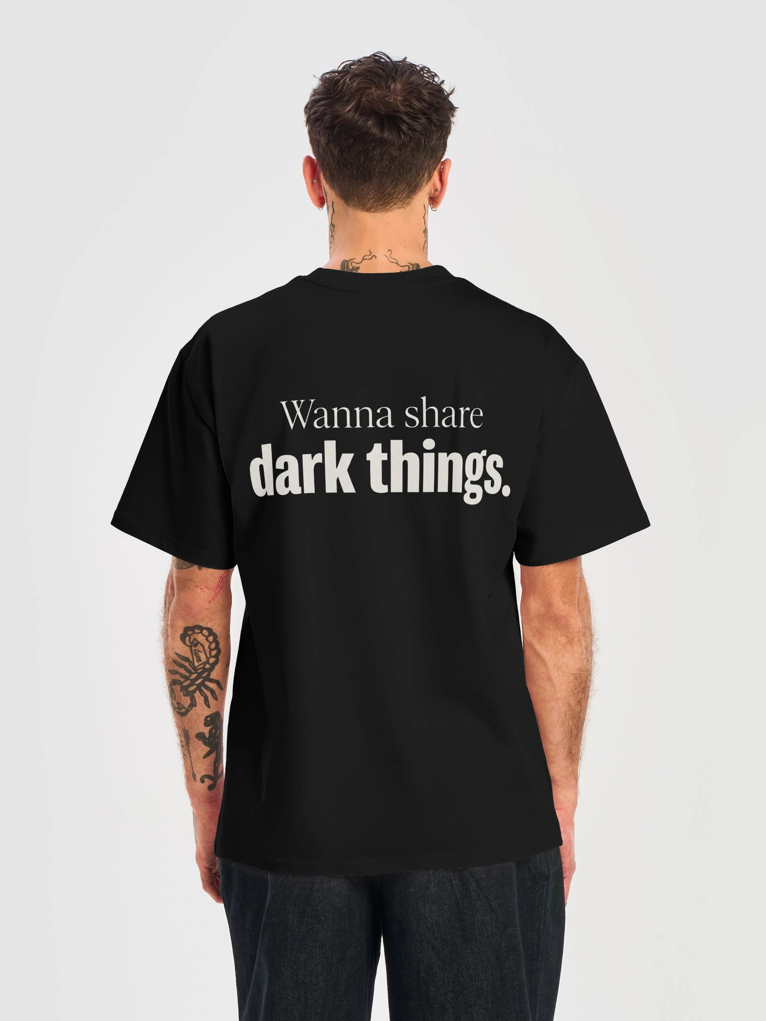 Wanna share dark things. T-Shirt product image (2)