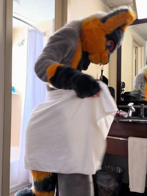 Gotta make sure there still there #fursuit #fursuitersoftiktok #fursuits #fursuitmaker #furry 