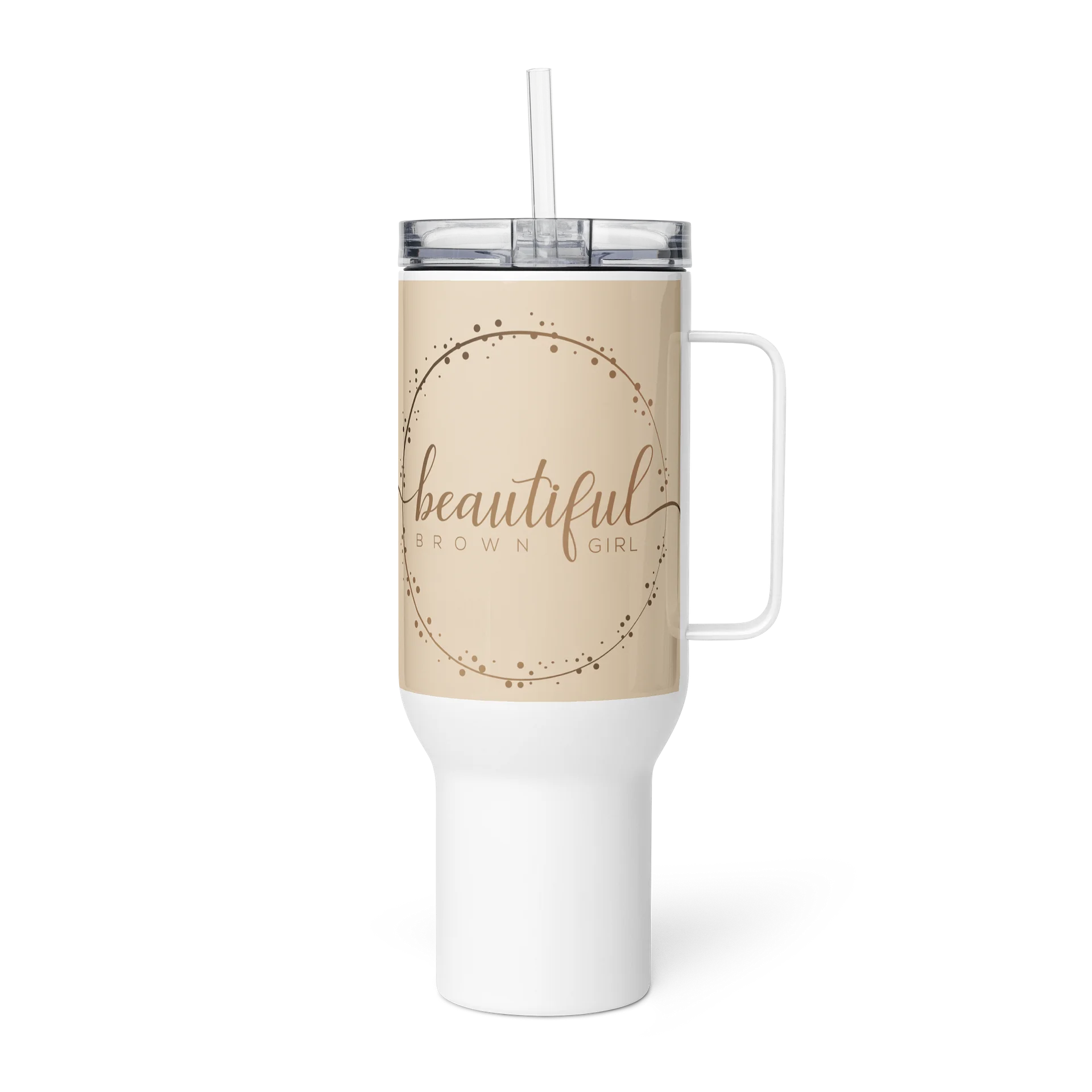 Beautiful Brown Girl Travel Mug product image (6)
