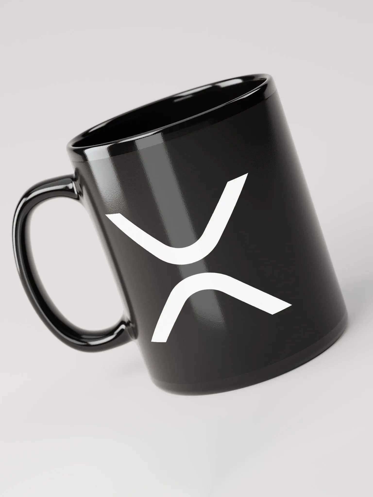 XRP Logo Black Mug product image (1)