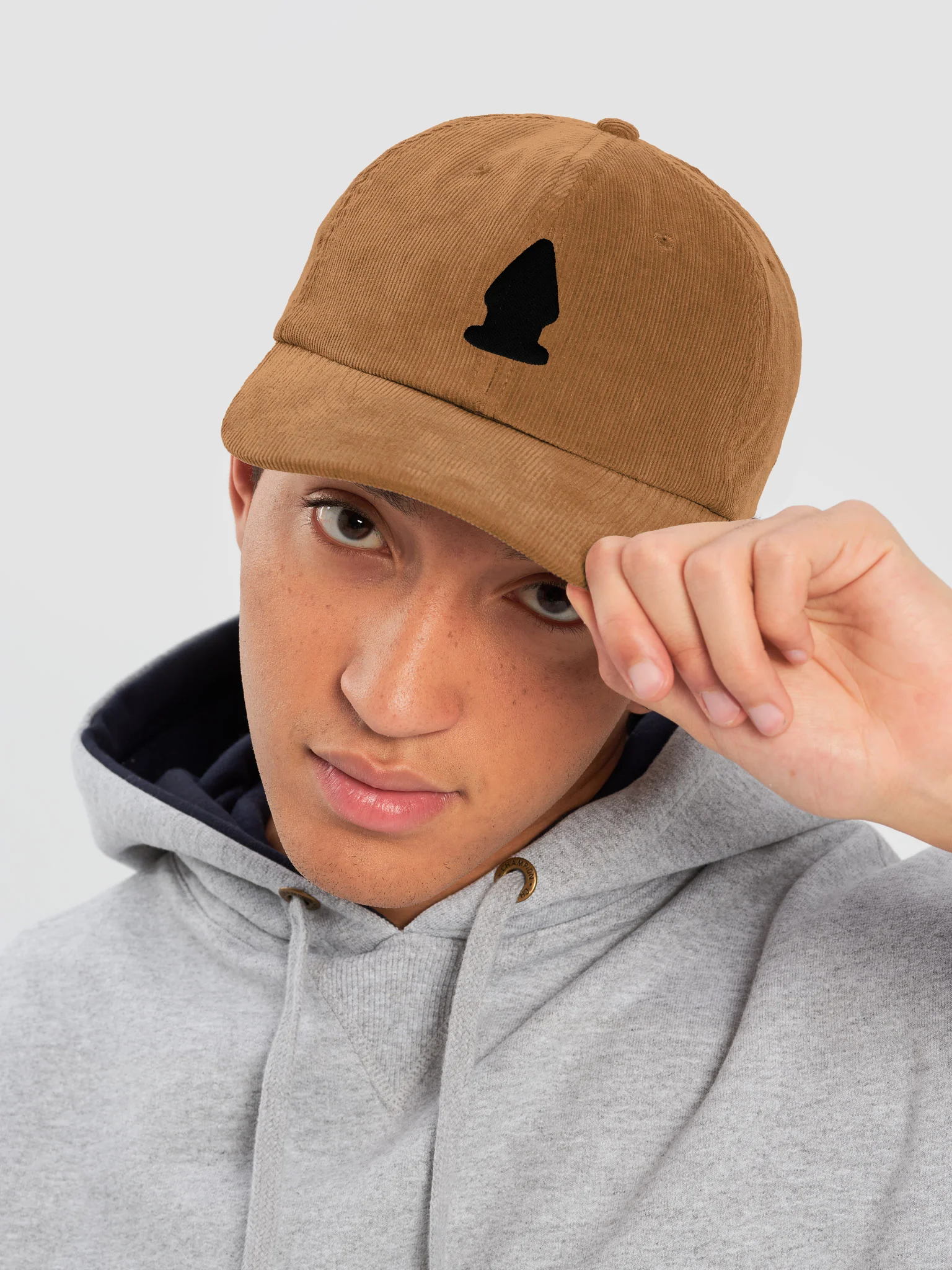 Plug · Beechfield Corduroy Dad Hat product image (6)