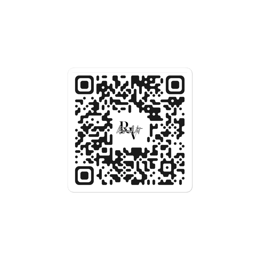 REDNECKVET QR CODE STICKER product image (1)