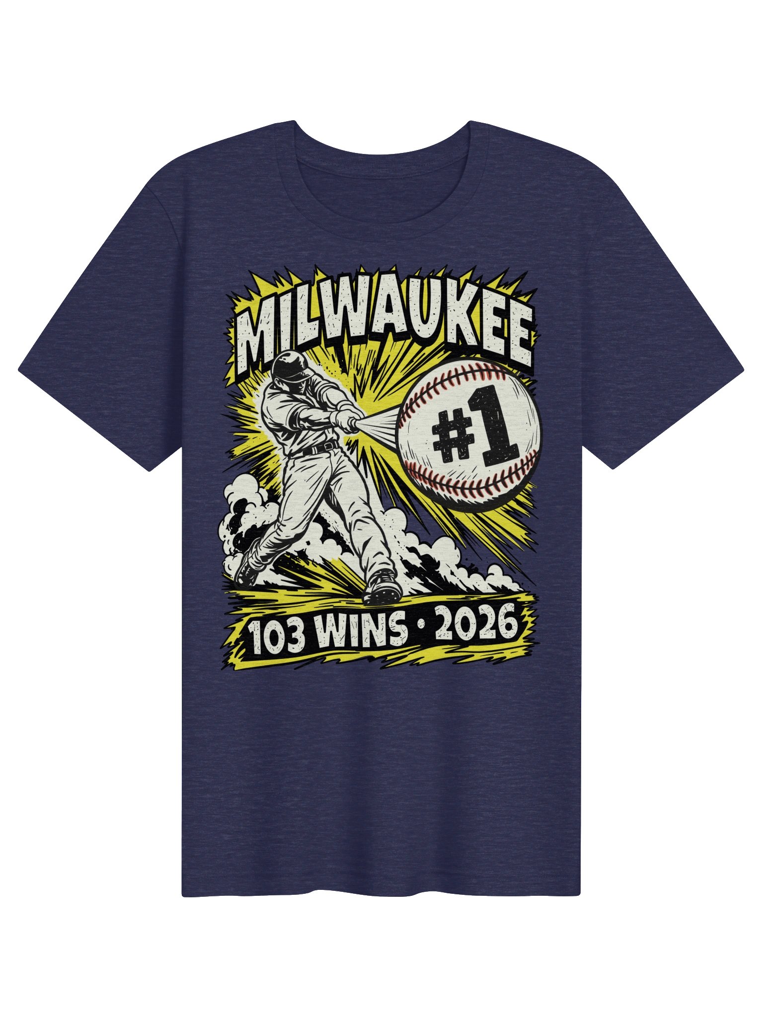 Milwaukee 103 Wins • 2026 Baseball T-Shirt product image (43)