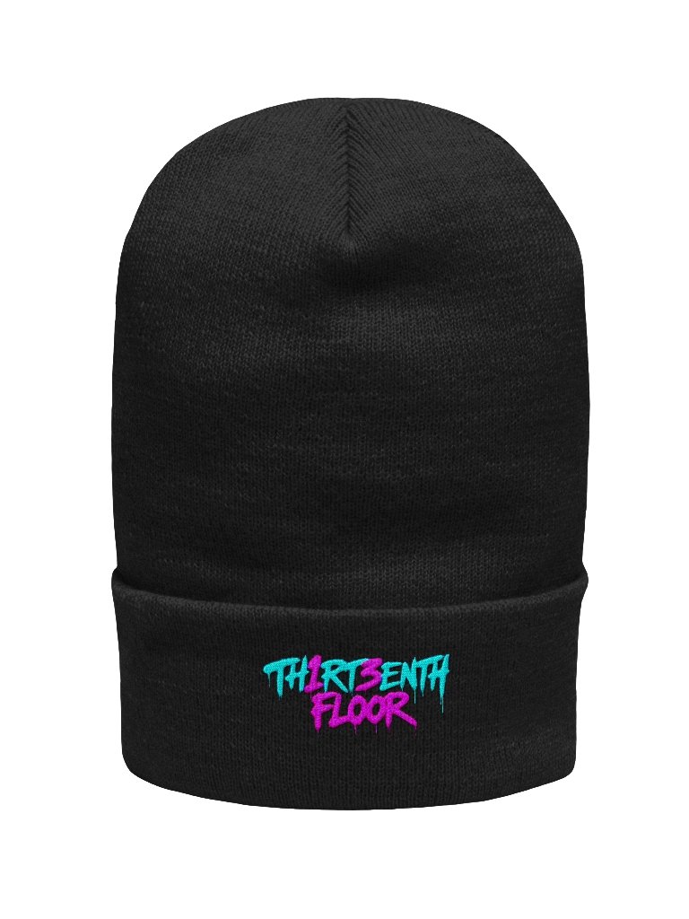 TH1RT3ENTH FLOOR Neon Graffiti Cuffed Beanie product image (1)