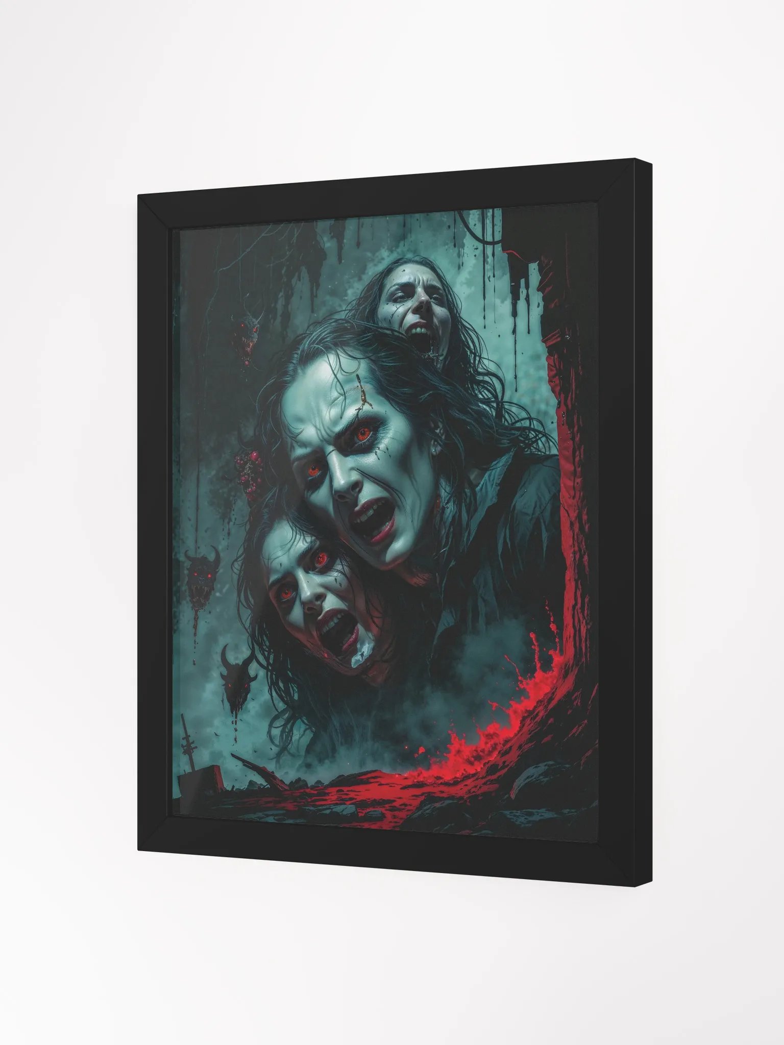 The Wailing Trinity Framed Print product image (12)