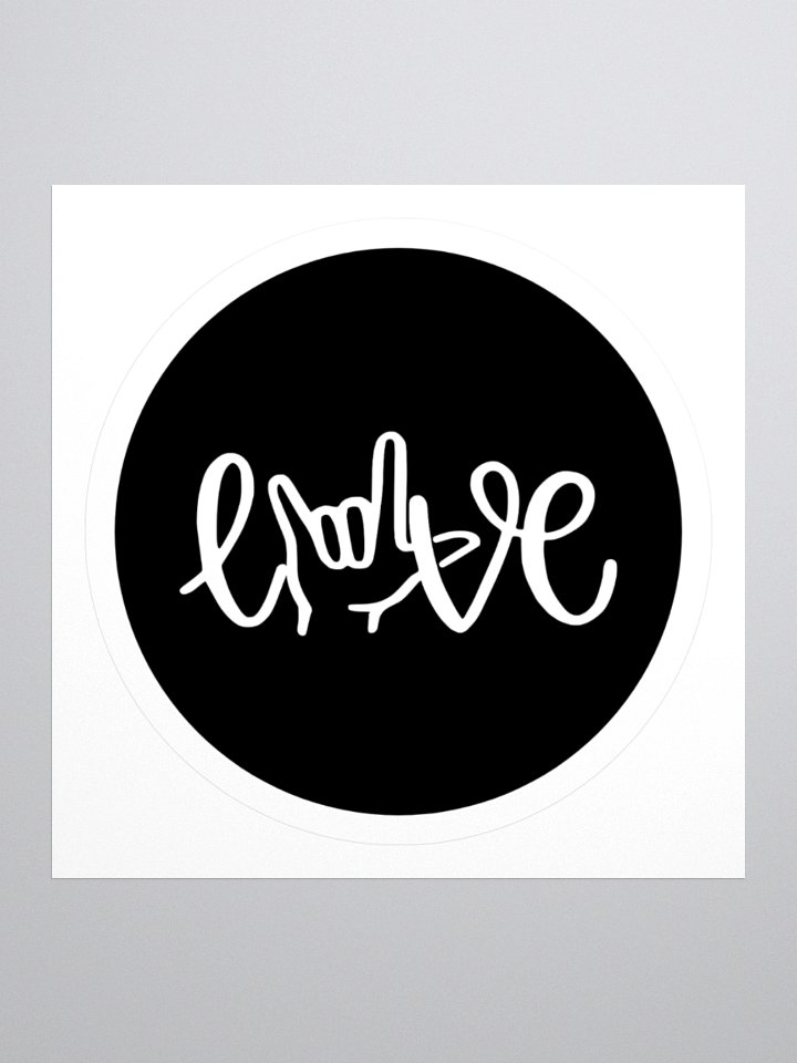 Love, Spelled Out Sticker product image (1)