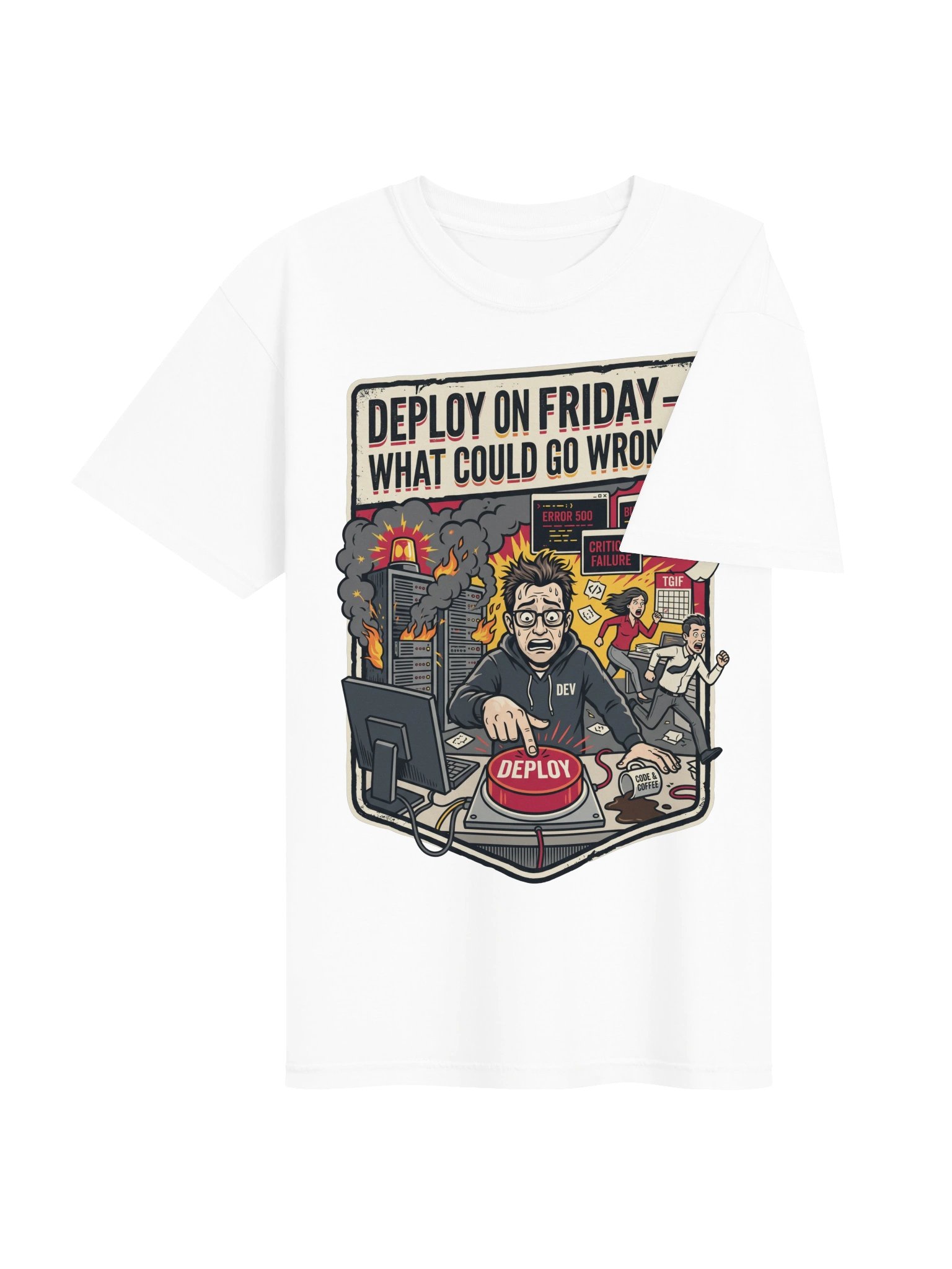 Deploy on Friday Chaos T-Shirt product image (35)