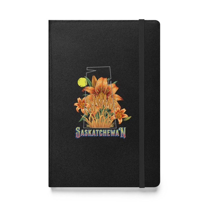 Saskatchewan Province Lily Sunburst Hardcover Notebook product image (1)