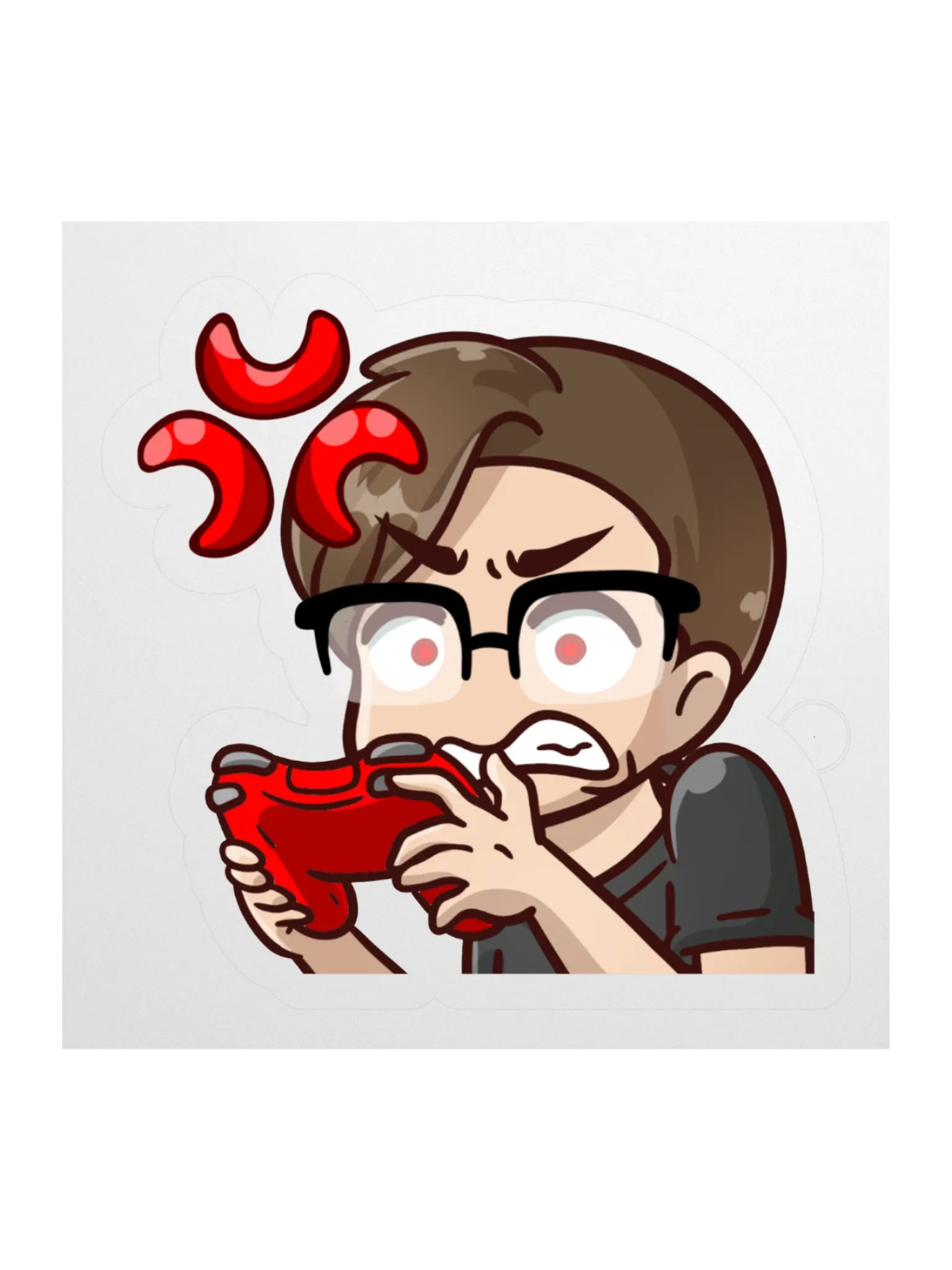 CrimsonStrife :Rage: Emote Sticker product image (1)