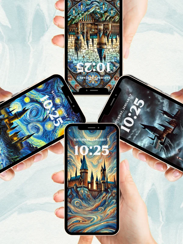 Magical School Various Styles Phone Wallpaper Bundle 4K Quality Bundle for Android and IOS product image (4)