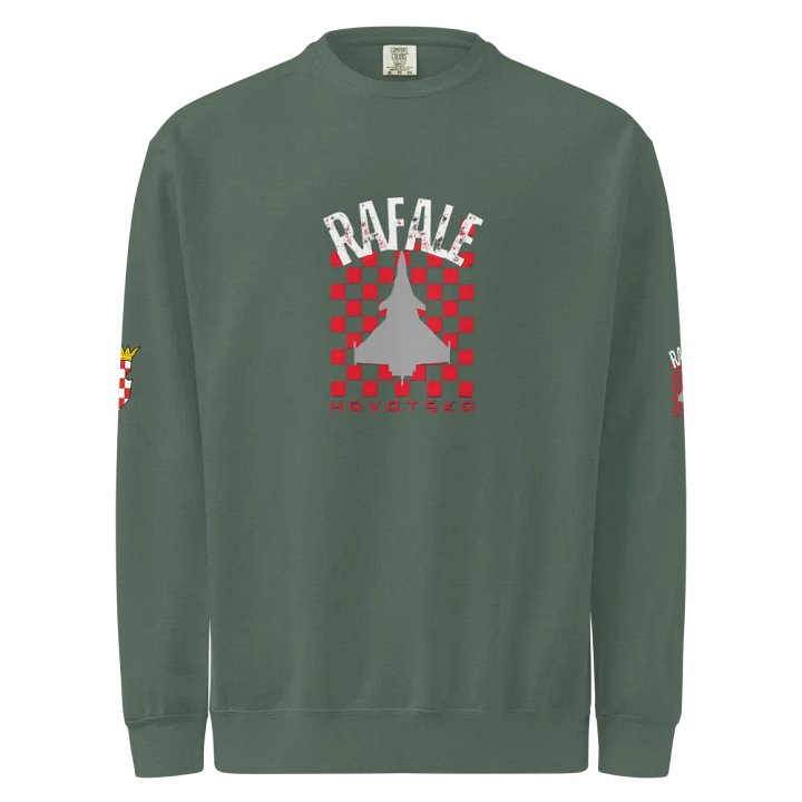 Rafale Fighter Jet CRO ARMY Unisex Sweatshirt product image (3)