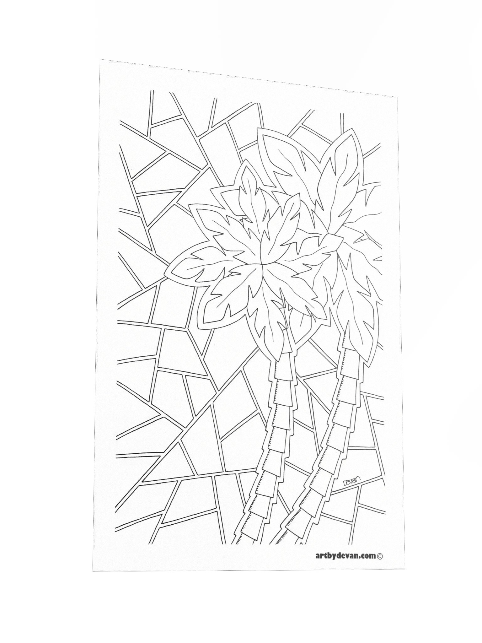 Color Your Own Art: Broken Sky product image (2)