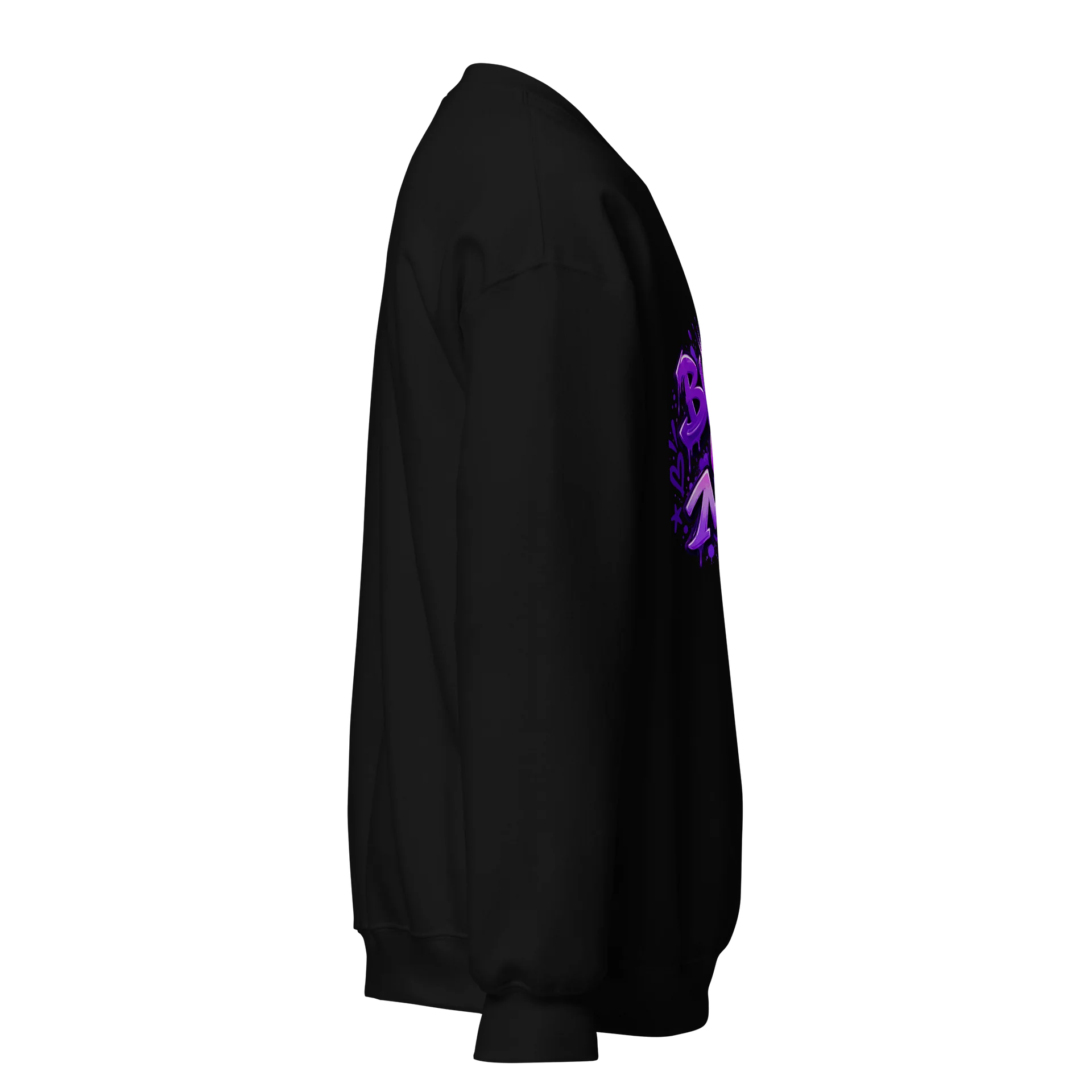 HERitage Black Girl Magic Sweatshirt In Purple product image (5)