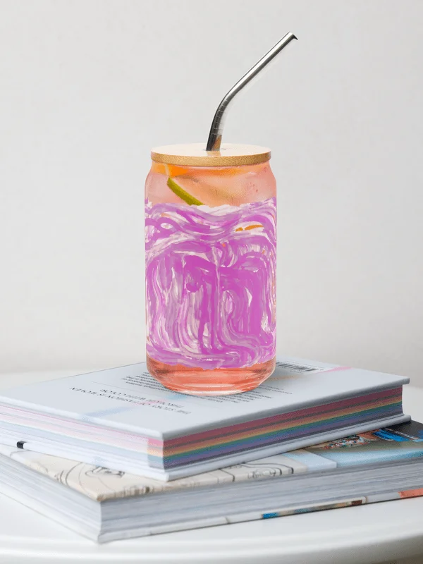 PHOENIX TEARS HIBISCUS GLASS CUP product image (2)