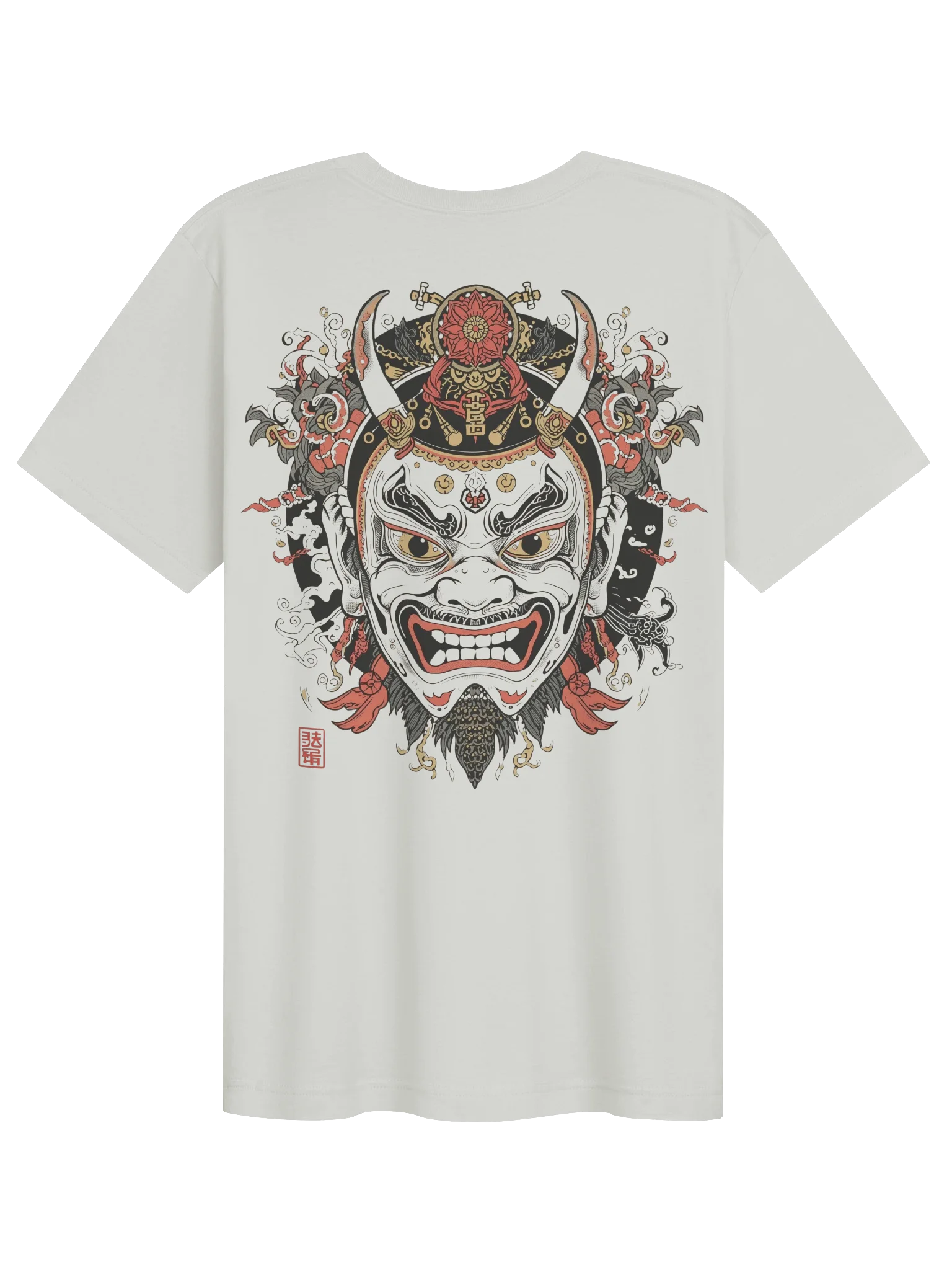 The Bold Oni Mask Streetwear T-Shirt product image (1)