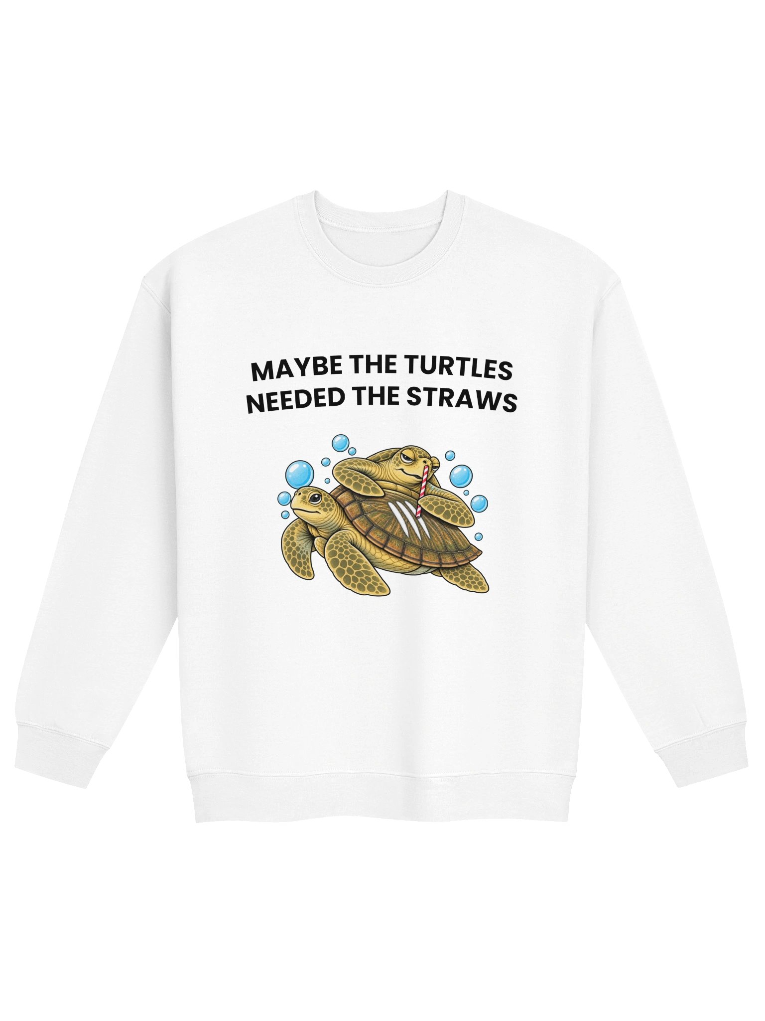 MAYBE THE TURTLES NEEDED THE STRAWS product image (1)