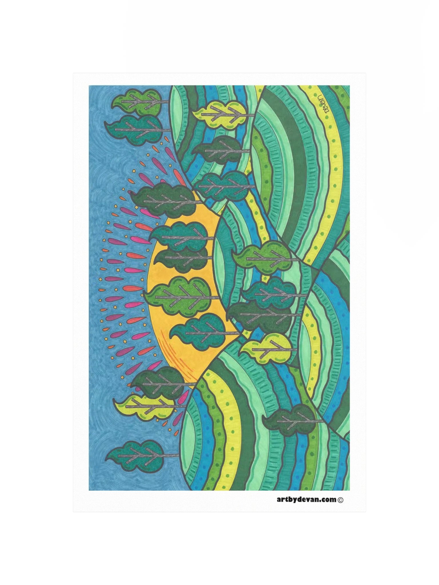 Art Print: Lumpy Hills product image (4)