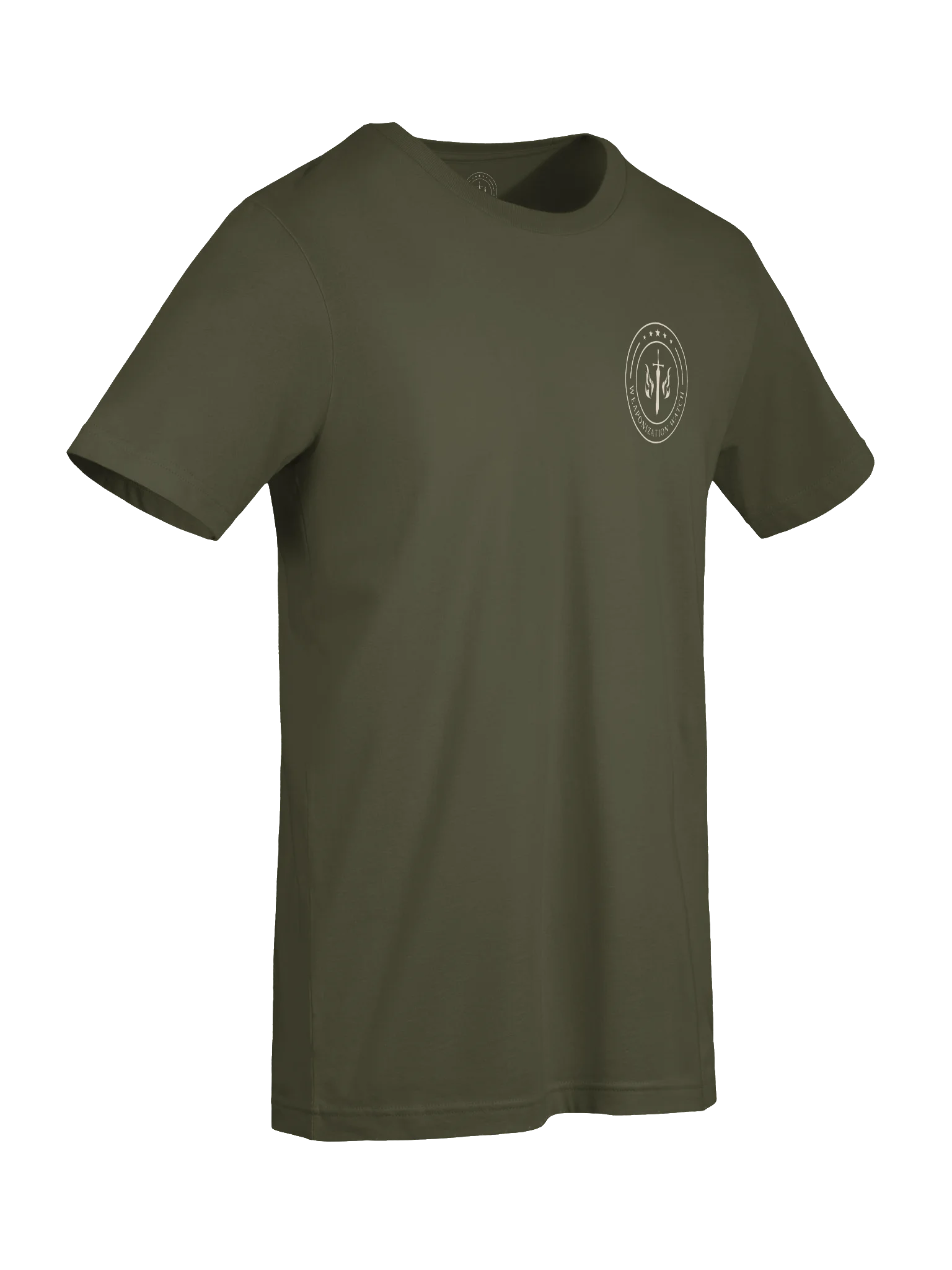 WW “Not On Our Watch” Tee in Army Green product image (7)