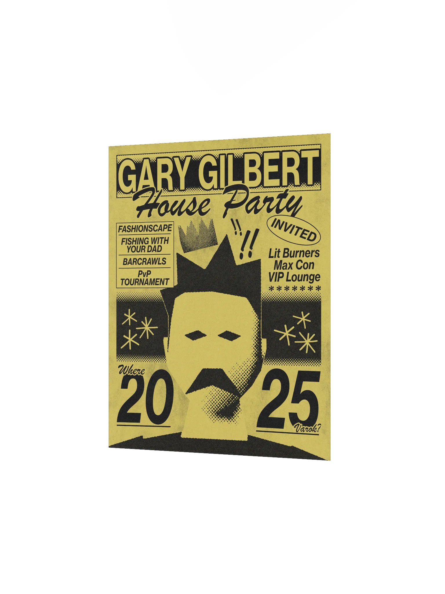 Gary's 2025 POH Party Poster - LIMITED EDITION product image (2)