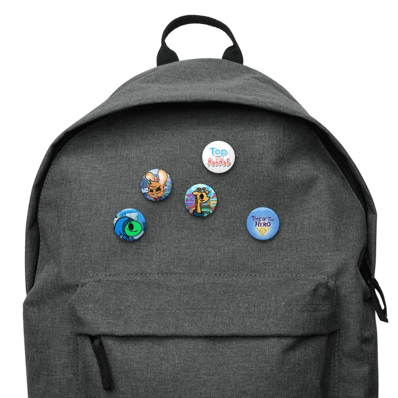 Top and RabRab Pin Buttons Set 1 product image (3)