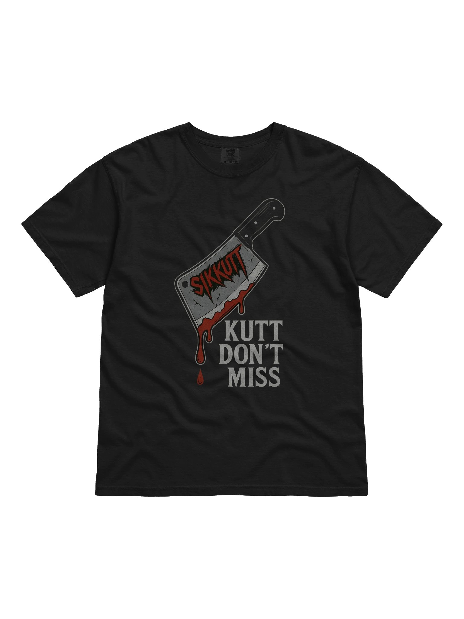 🔪 SikKutt – “Kutt Don’t Miss” Cleaver Tee product image (1)