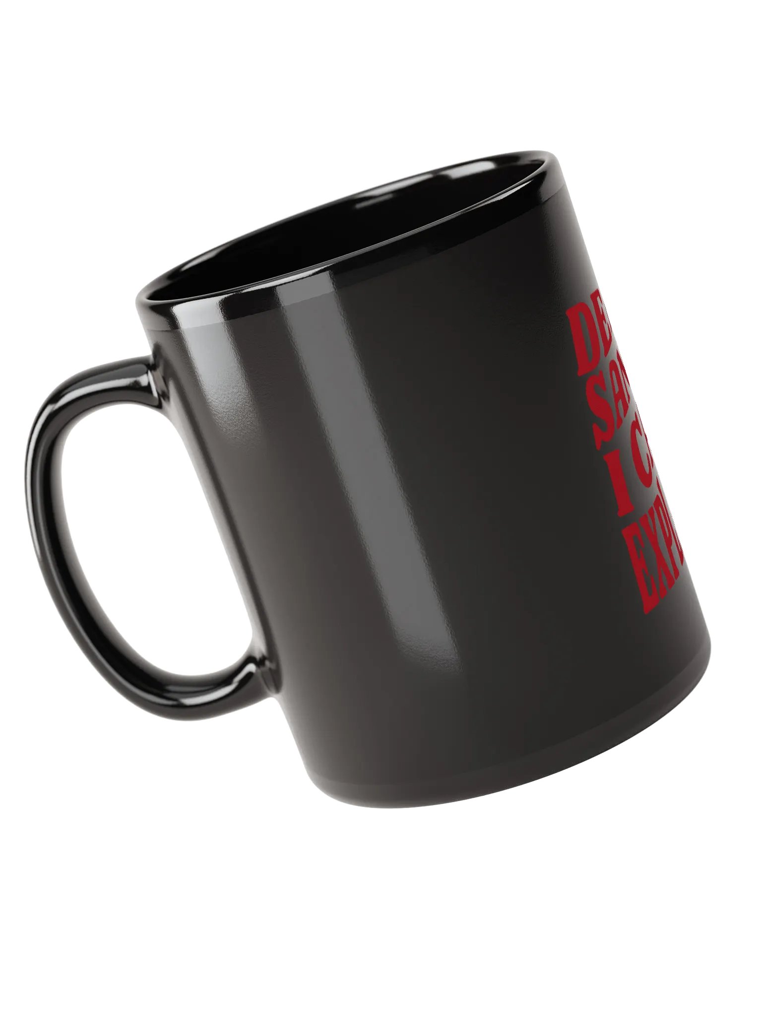 Dear Santa Confession Black Mug - 'I Can Explain...' | Holiday Mug product image (3)