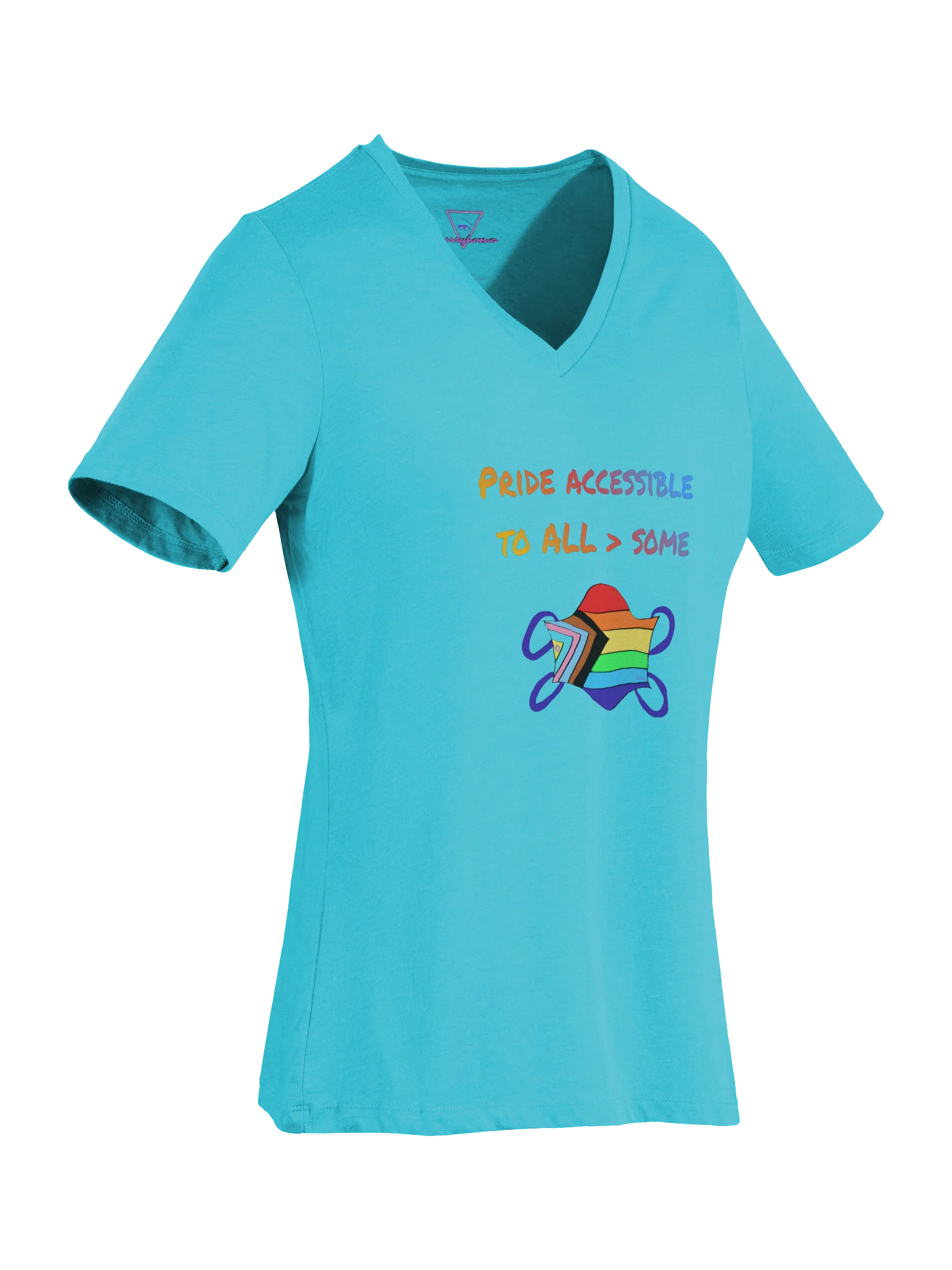 Pride Accessible to All > Some V-neck tee product image (7)