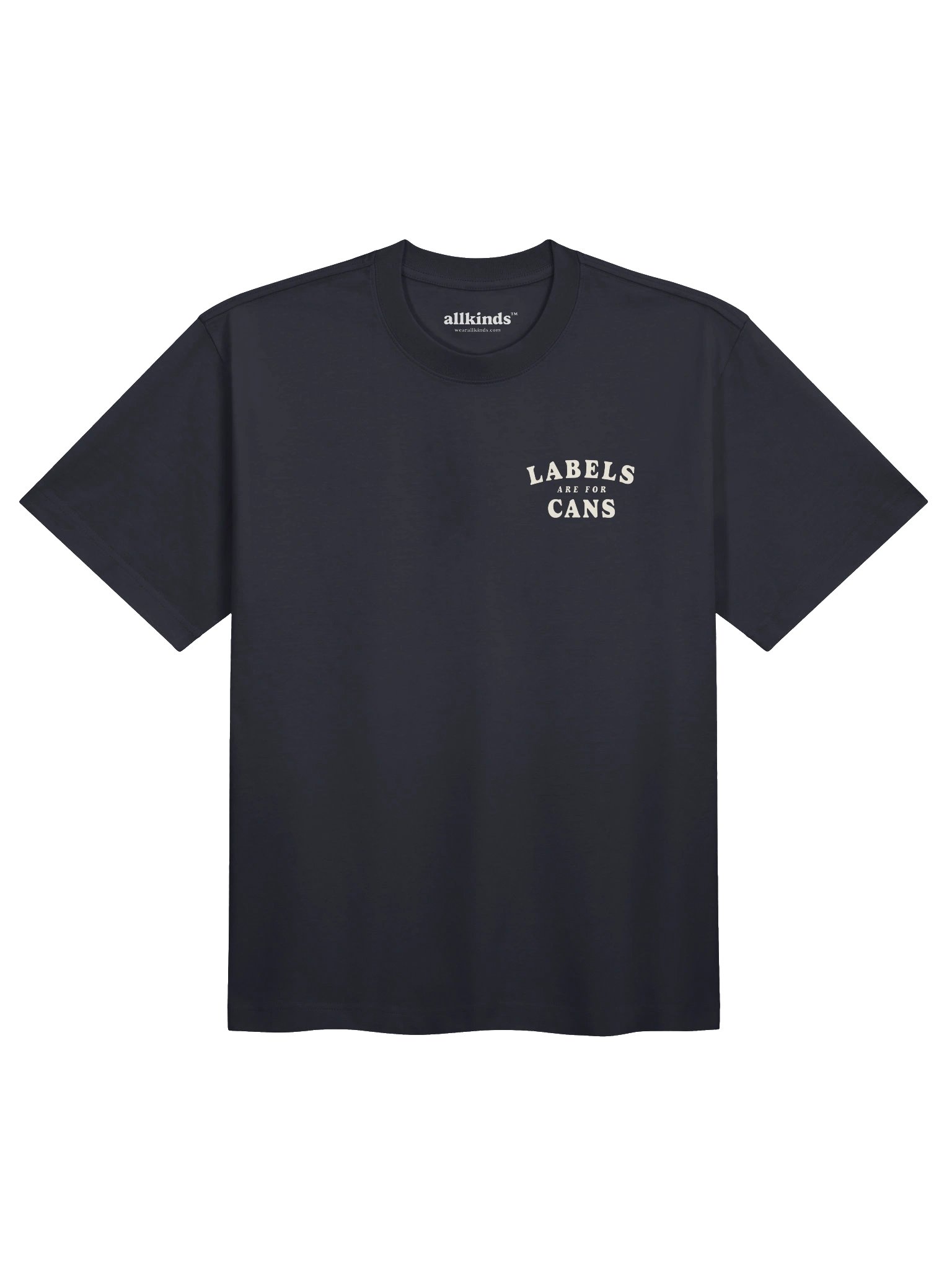 the 'labels' tee | double hit | dark product image (1)