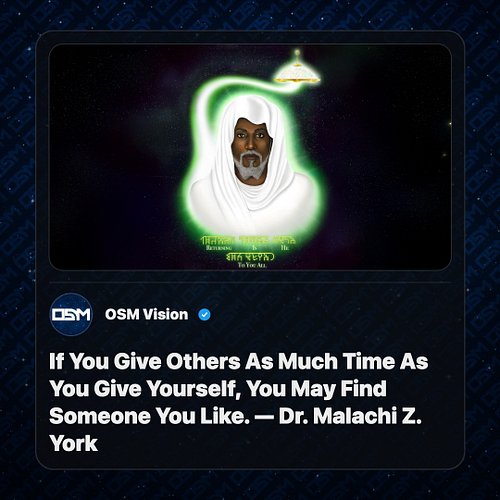 💡 Daily Wisdom from Dr. Malachi Z. York

📖 Read it. Reflect. Share it forward.

🔁 Repost to spread the knowledge 

📍 Where ar...